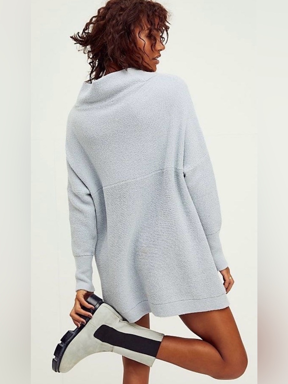 Free People Ottoman Tunic in Powder Blue